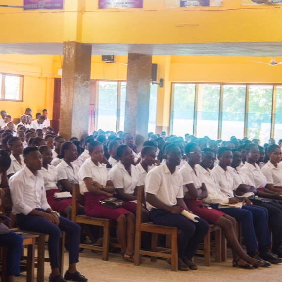A section of students of Komenda college of Education